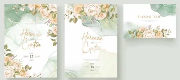 desain undangan pernikahan cetak